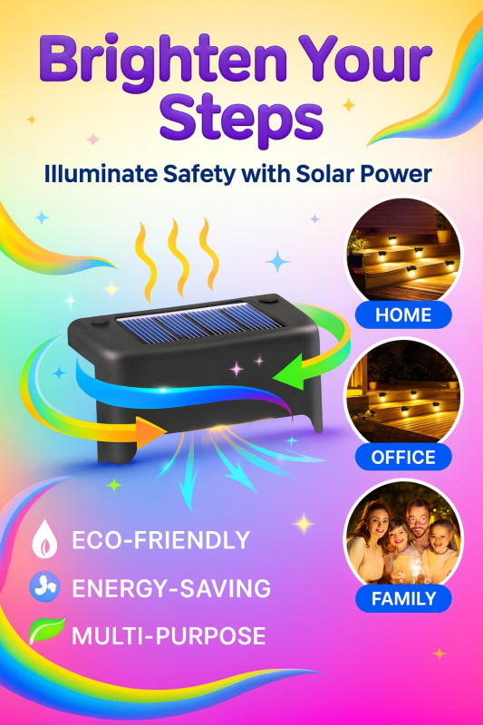 SolarGlow Step Light