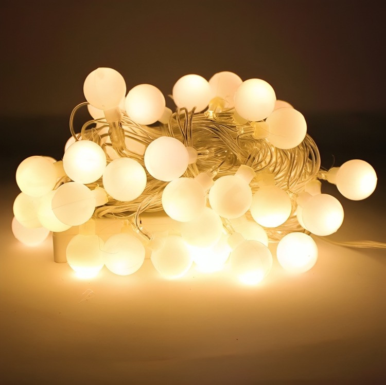 Warm White Globe LED String Lights
