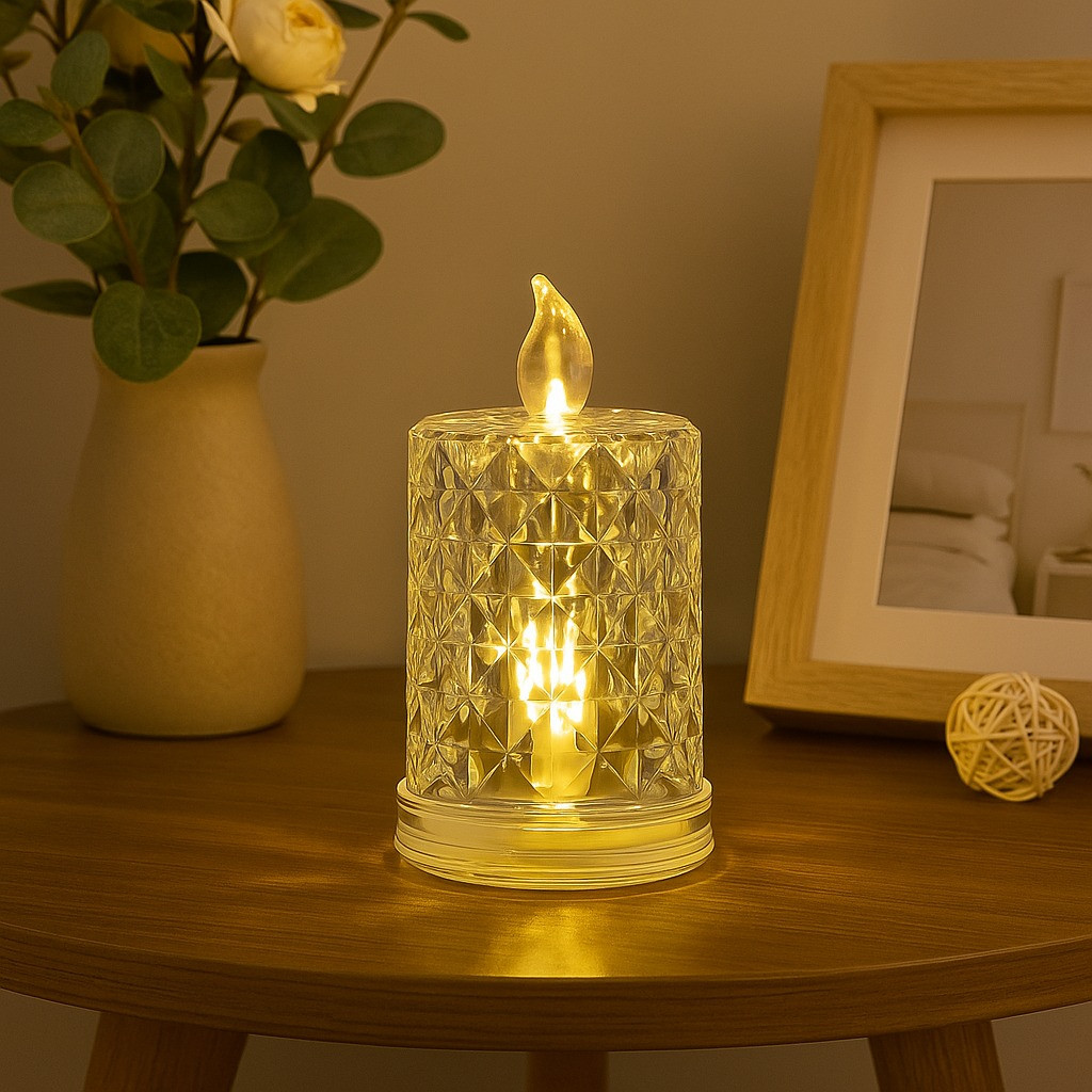 Diamond Glow – Brilliant Crystal LED Lamp