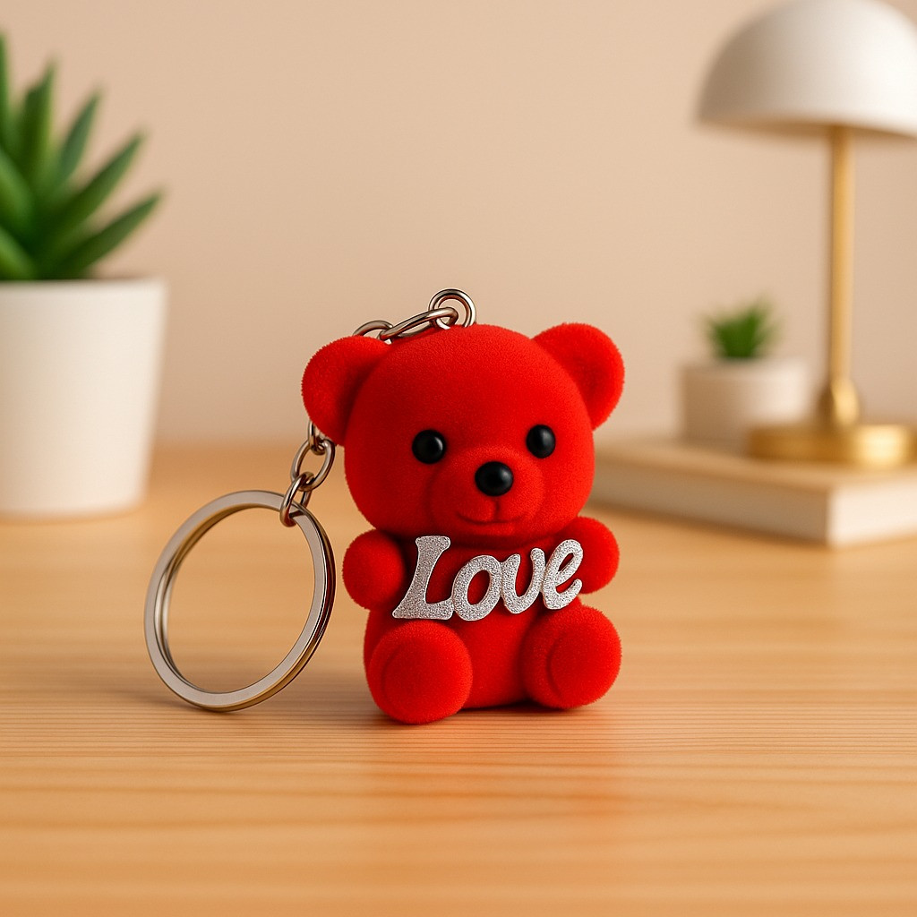Love Teddy Keychain