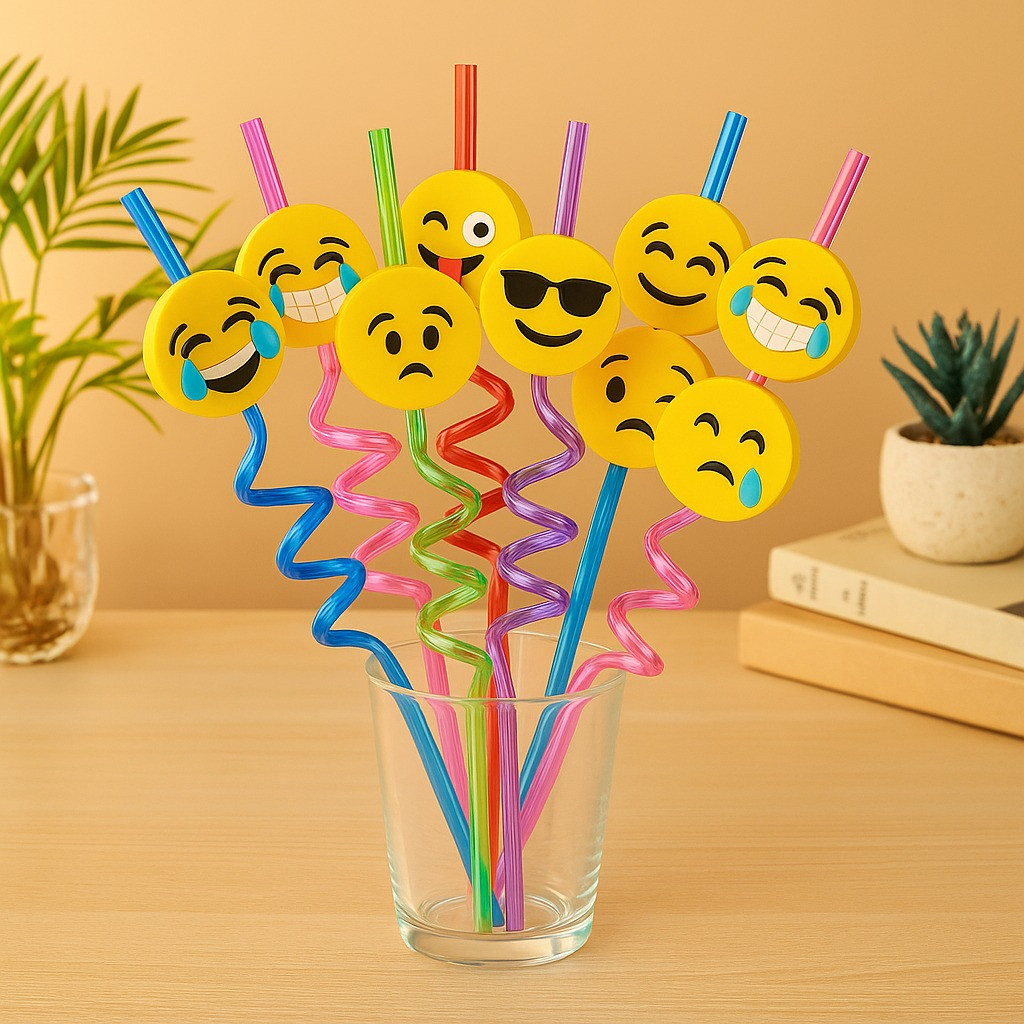 Emoji Straws