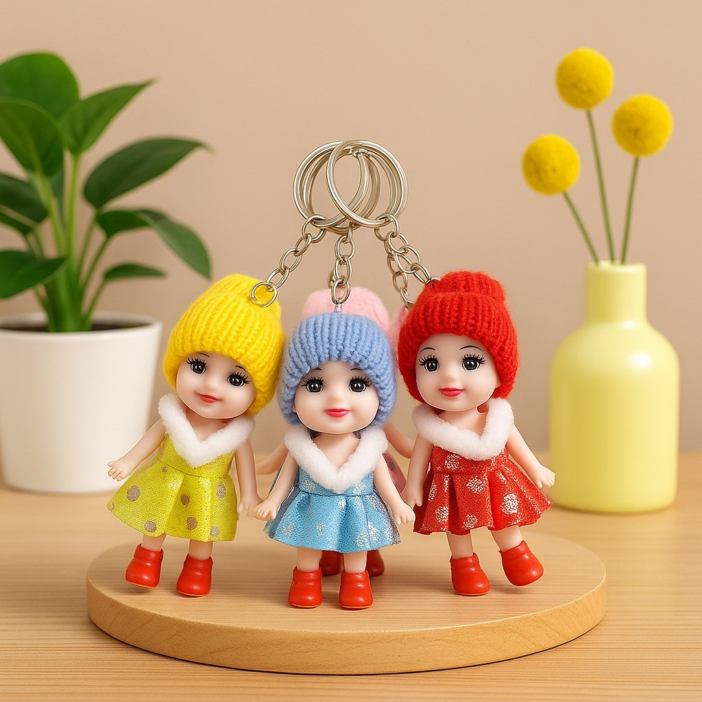 Adorable Doll Keychain