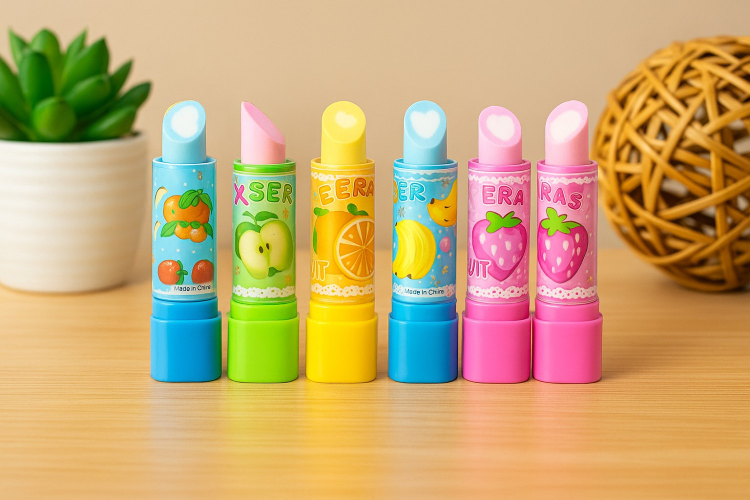 Fruit Lipstick Eraser