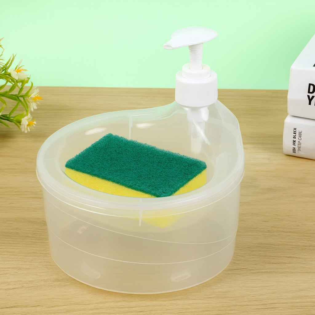 Soap Dispenser with Sponge