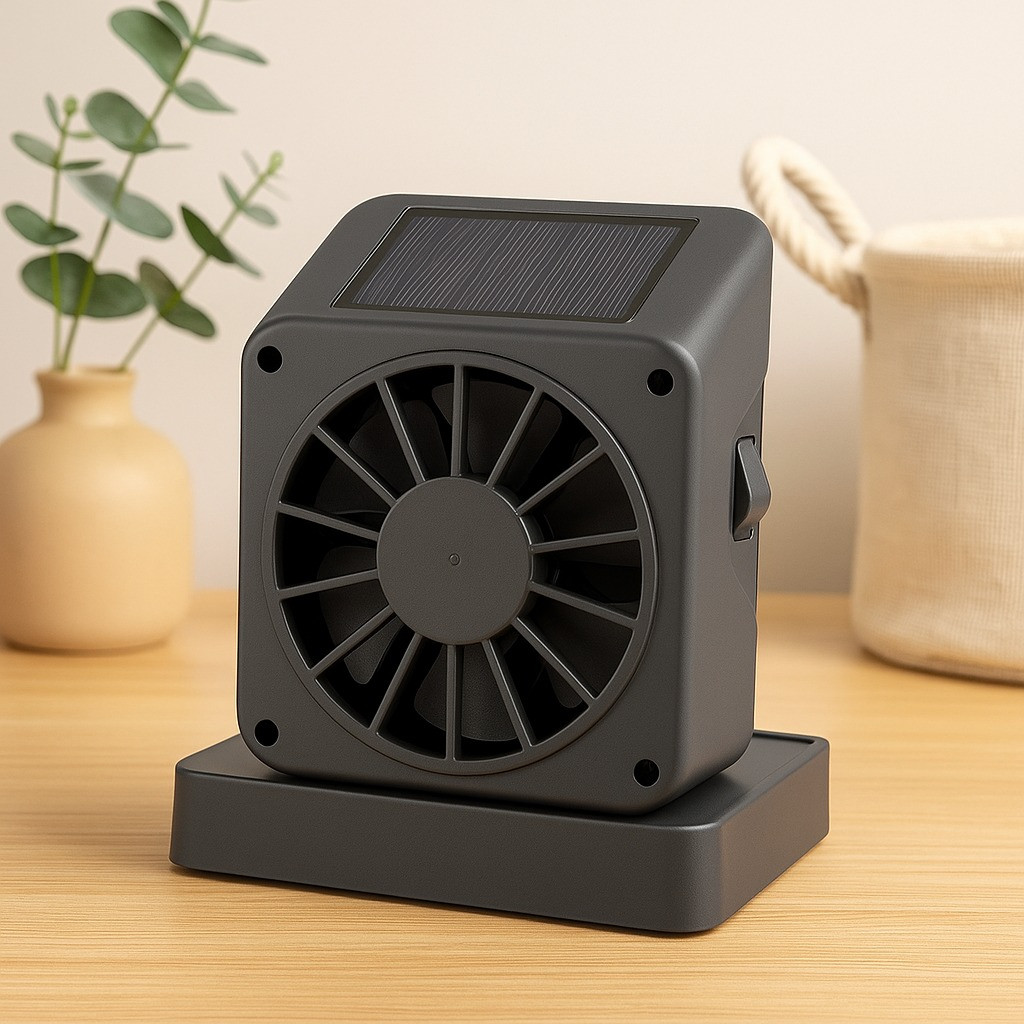 Portable Solar Car Fan